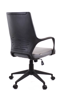 офисный стул Everprof Trio Black LB T Ткань Серый