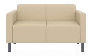 ЕВРО 2-х местный диван кремово-белый ИК Домус 7024