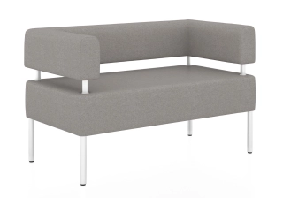 МС двухместный диван светло-серый Kardif
