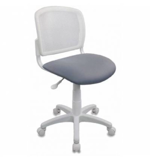 офисный стул Бюрократ CH-W296NX белый сиденье серый