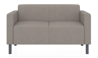 ЕВРО 2-х местный диван серый Kardif 7024