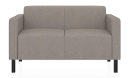 ЕВРО 2-х местный диван серый Kardif 9011