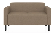 ЕВРО 2-х местный диван светло-коричневый Kardif 9011