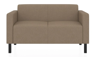 ЕВРО 2-х местный диван светло-коричневый Kardif 9011