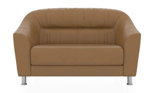 РАЙТ 2-х местный диван коричнево-бежевый ИК Домус