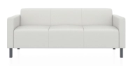 ЕВРО 3-х местный диван ультра белый ИК Домус 7024