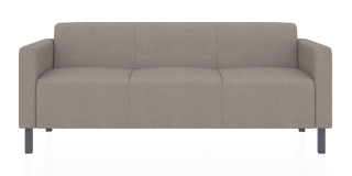 ЕВРО 3-х местный диван серый Kardif 7024