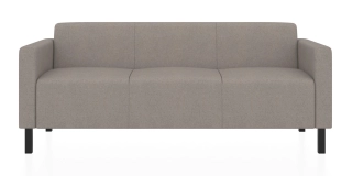 ЕВРО 3-х местный диван серый Kardif 9011