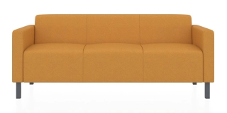 ЕВРО 3-х местный диван светло-оранжевый Kardif 7024