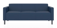 ЕВРО 3-х местный диван бриллиантово-синий P2 euroline 7024