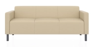 ЕВРО 3-х местный диван кремово-белый P2 euroline 7024