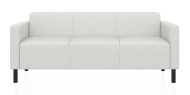 ЕВРО 3-х местный диван ультра белый P2 euroline 9011