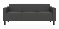 ЕВРО 3-х местный диван железно-серый P2 euroline 9011