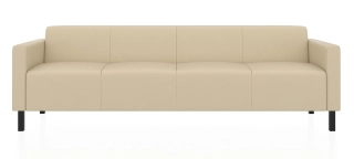 ЕВРО 4-х местный диван кремово-белый ИК Домус 9011