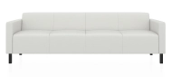 ЕВРО 4-х местный диван ультра белый ИК Домус 9011