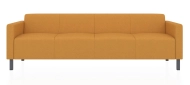 ЕВРО 4-х местный диван светло-оранжевый Kardif 7024