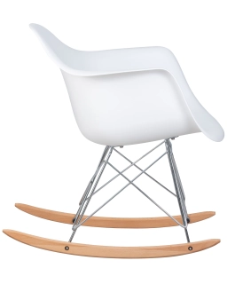 620АPP-LMZL Кресло качалка, цвет белый
