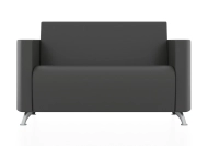 СИТИ 2-х местный диван железно-серый P2 euroline