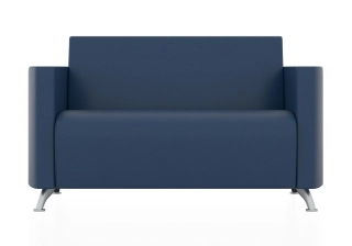 Офисный диван СИТИ 2-х местный диван бриллиантово-синий P2 euroline