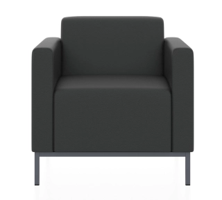 ЕВРО 2 кресло черный ИК Домус 7024