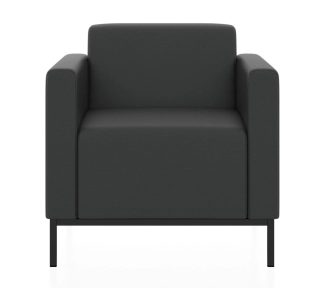 ЕВРО 2 кресло черный ИК Домус 9011
