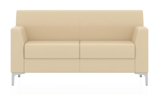 СМАРТ 2-х местный диван кремово-белый ИК Домус