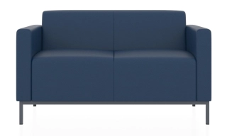 ЕВРО 2 2-х местный диван бриллиантово-синий ИК Домус 7024