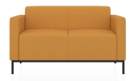 ЕВРО 2 2-х местный диван светло-оранжевый Kardif 9011