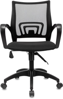 офисный стул Бюрократ CH-695N-LUX сетка/ткань черный