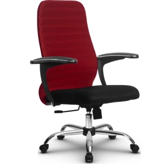 офисный стул SU-СU160-10 Ch красный/черный