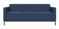 ЕВРО 2 3-х местный диван бриллиантово-синий ИК Домус 9011