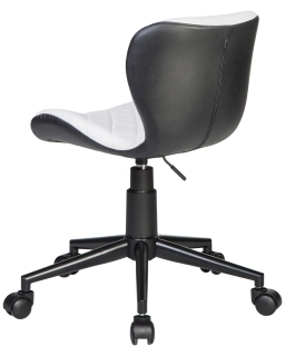 офисный стул 9700-LM, RORY, цвет бело-черный