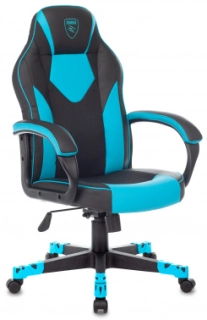офисный стул Zombie GAME 17 черный/синий