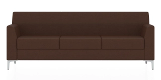 СМАРТ 3-х местный диван темно-коричневый Twist