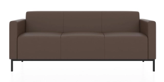 ЕВРО 2 3-х местный диван терракотовый ИК Домус 9011