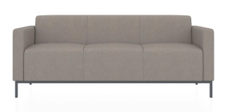 ЕВРО 2 3-х местный диван серый Kardif 7024