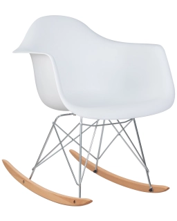 620АPP-LMZL Кресло качалка, цвет белый