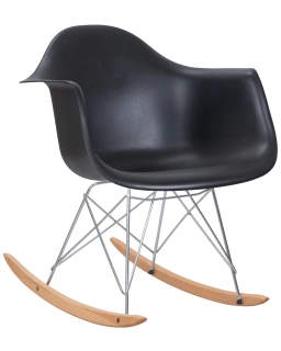620АPP-LMZL офисный стул качалка, цвет черный