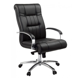 офисный стул Донателло DB-730M/хром кожа