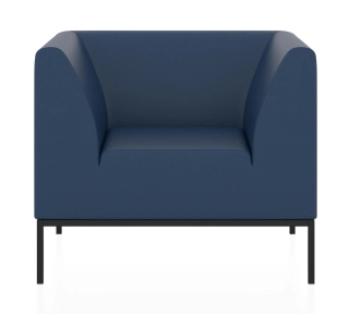 Офисный диван УЛЬТРА 2.0 кресло бриллиантово-синий ИК Домус 9011