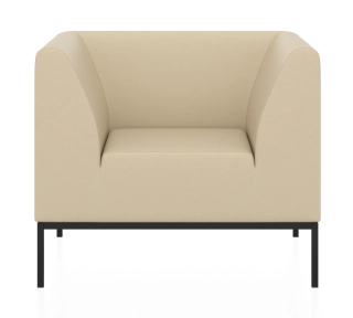 Офисный диван УЛЬТРА 2.0 кресло кремово-белый ИК Домус 9011