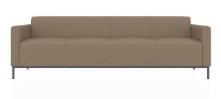 ЕВРО 2 4-х местный диван светло-коричневый Kardif 7024