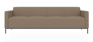 ЕВРО 2 4-х местный диван светло-коричневый Kardif 9011