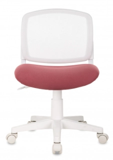 Бюрократ CH-W296NX белый сиденье розовый