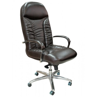 офисный стул Ренуар DB-800/хром кожа