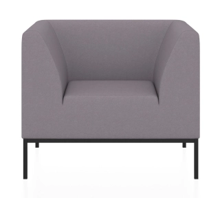 Офисный диван УЛЬТРА 2.0 кресло светло-сиреневый Velutto 9011