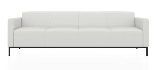 ЕВРО 2 4-х местный диван ультра белый P2 euroline 9011