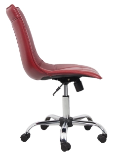 офисный стул Jessica chrome красный