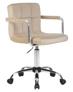 офисный стул 9400-LM TERRY, цвет сиденья бежевый велюр (MJ9-10)