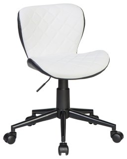 офисный стул 9700-LM, RORY, цвет бело-черный